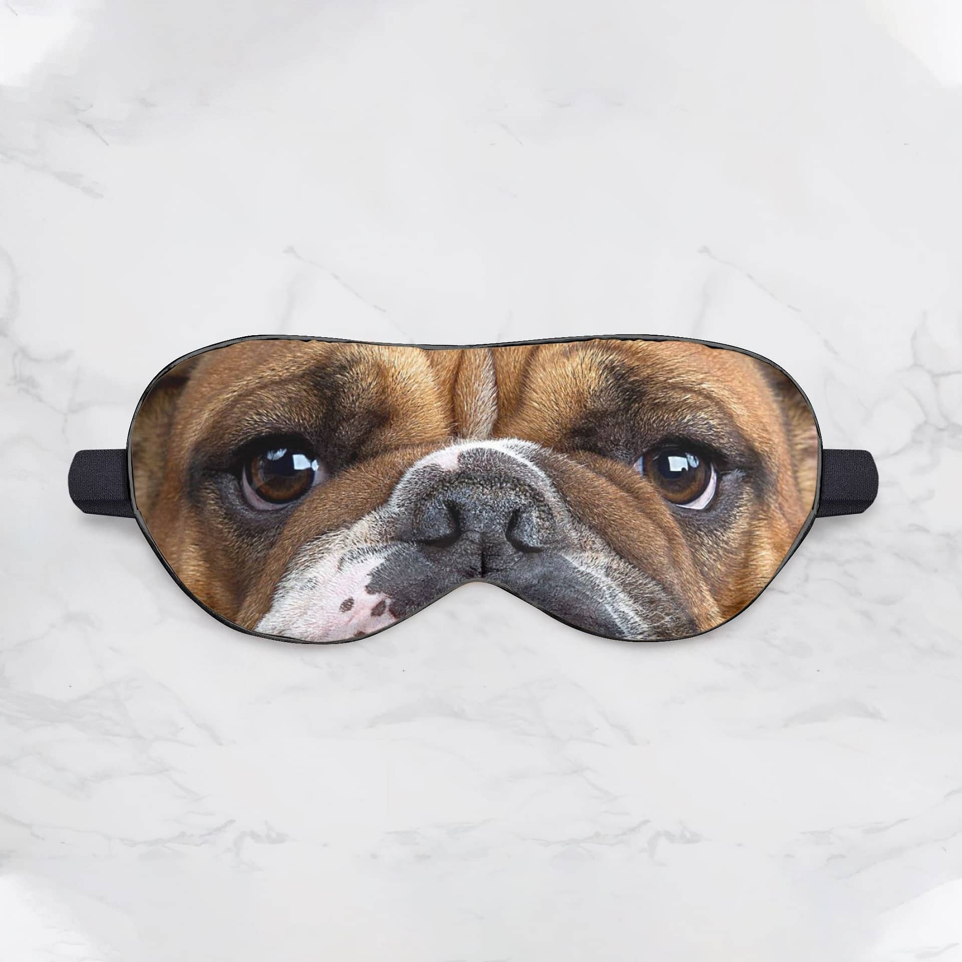 Inktee Store - Bulldog Sleep Mask Image