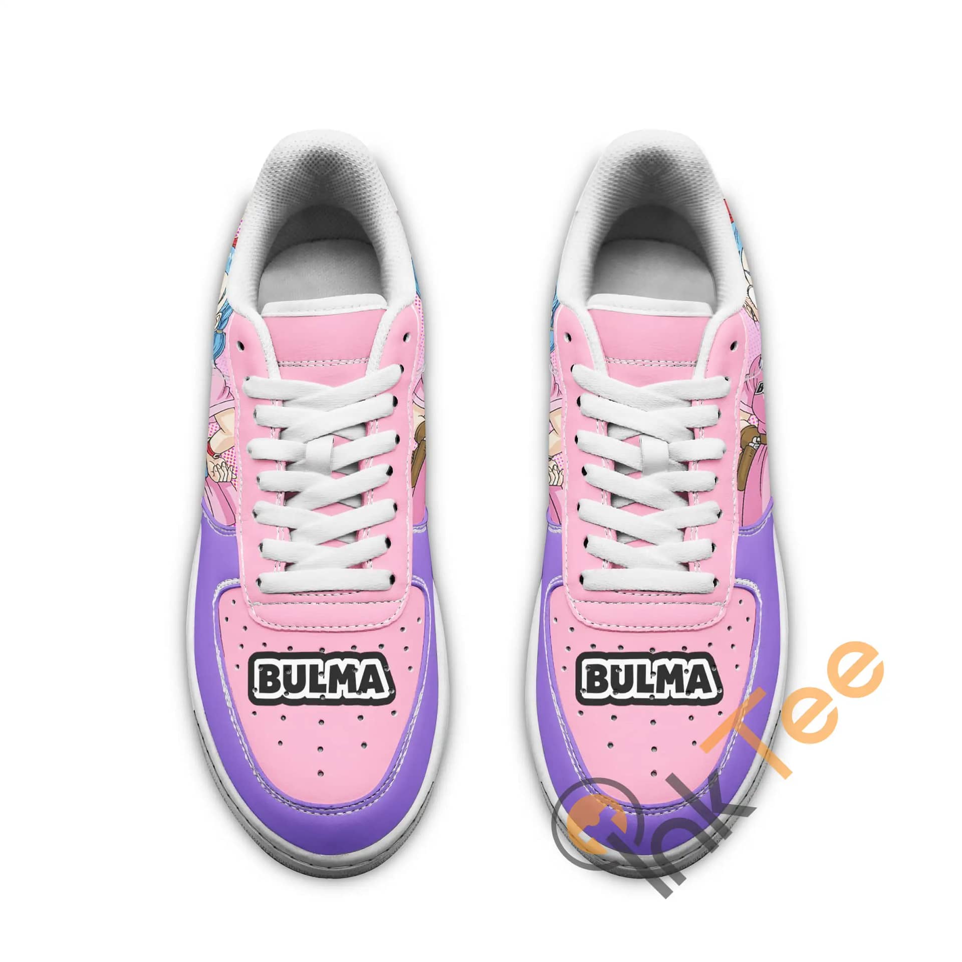 Bulma Dragon Ball Z Anime Fan Gift Amazon Nike Air Force Shoes