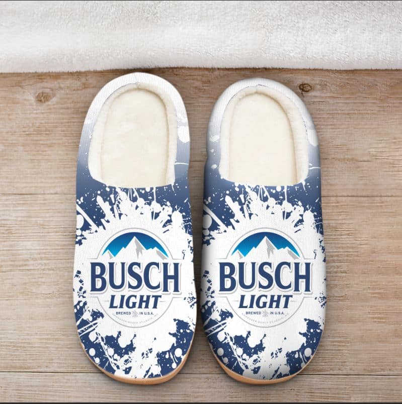 Busch Light Beer Shoes Slippers