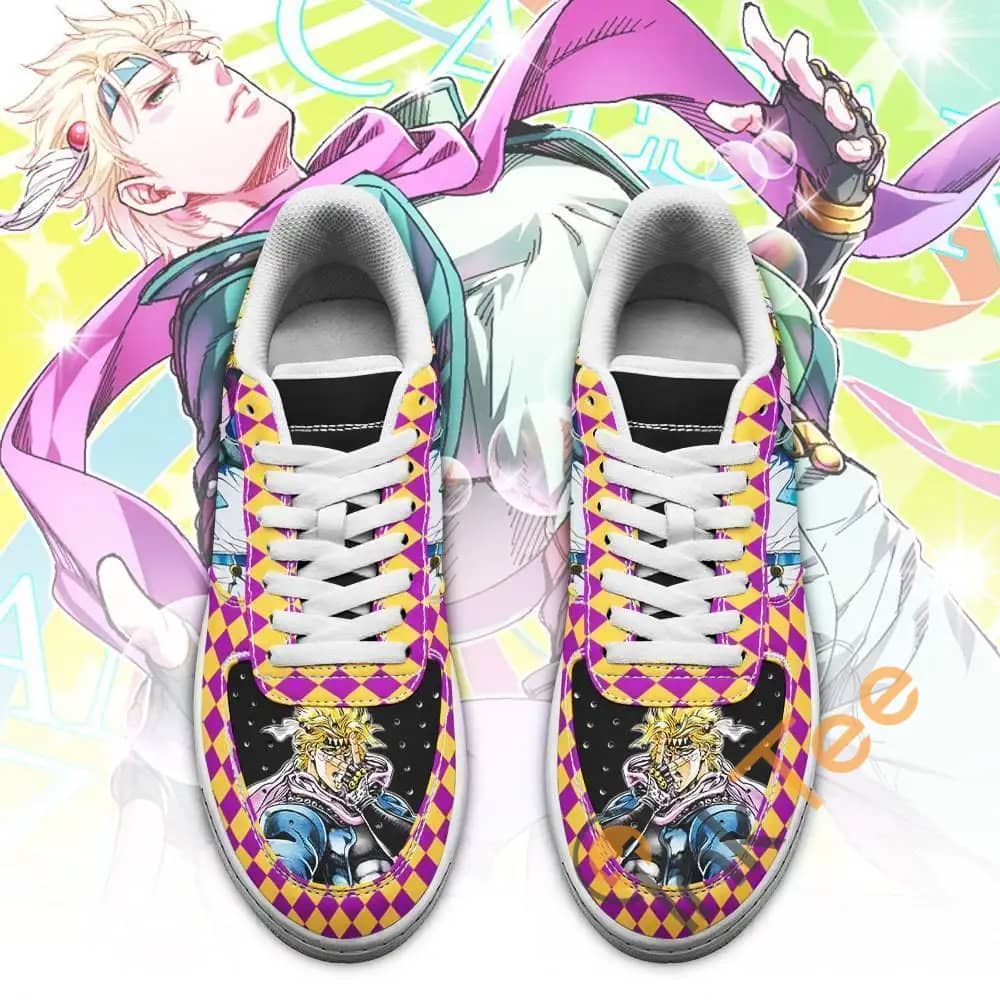 Caesar Anthonio Zeppeli Jojo Anime Fan Gift Idea Amazon Nike Air Force Shoes