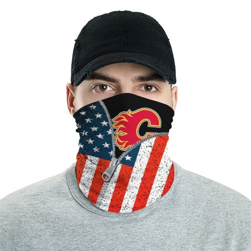 Calgary Flames 6 Bandana Scarf Sports Neck Gaiter No1448 Face Mask