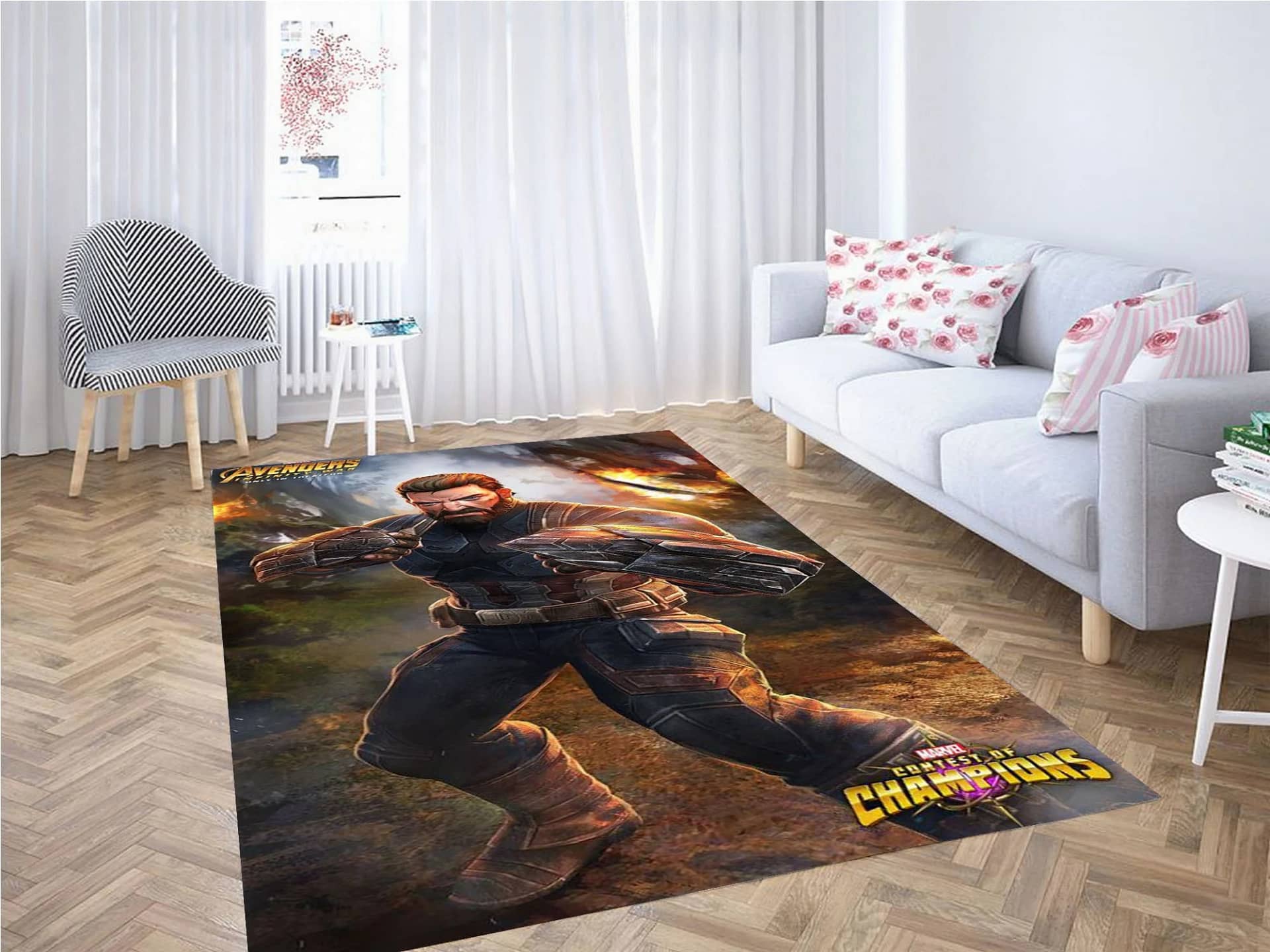 Captain America Infinity War Carpet Rug
