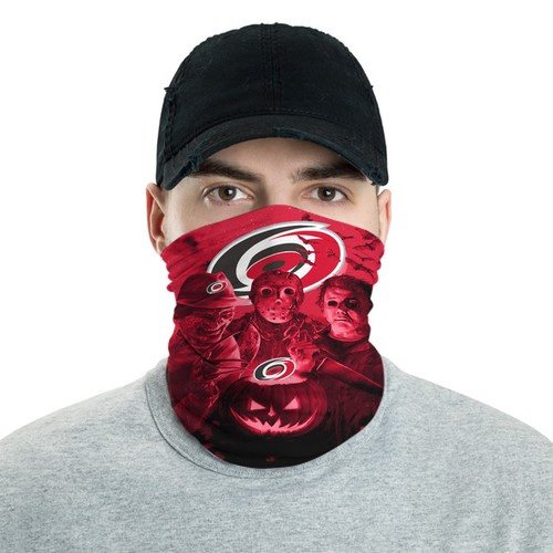 Carolina Hurricanes Horror Team Halloween Neck Gaiter Bandana No1474 Face Mask