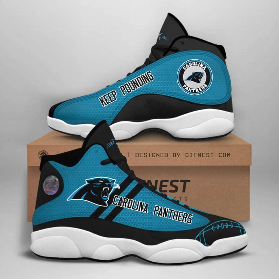 Carolina Panthers Custom No40 Air Jordan Shoes