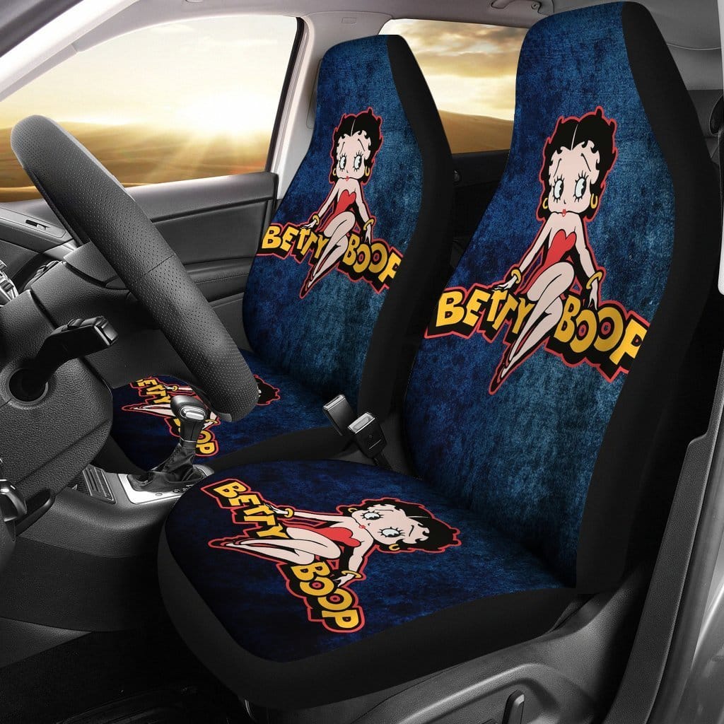 Cartoon Pretty Betty Boop Fan Gift Car Seat Covers
