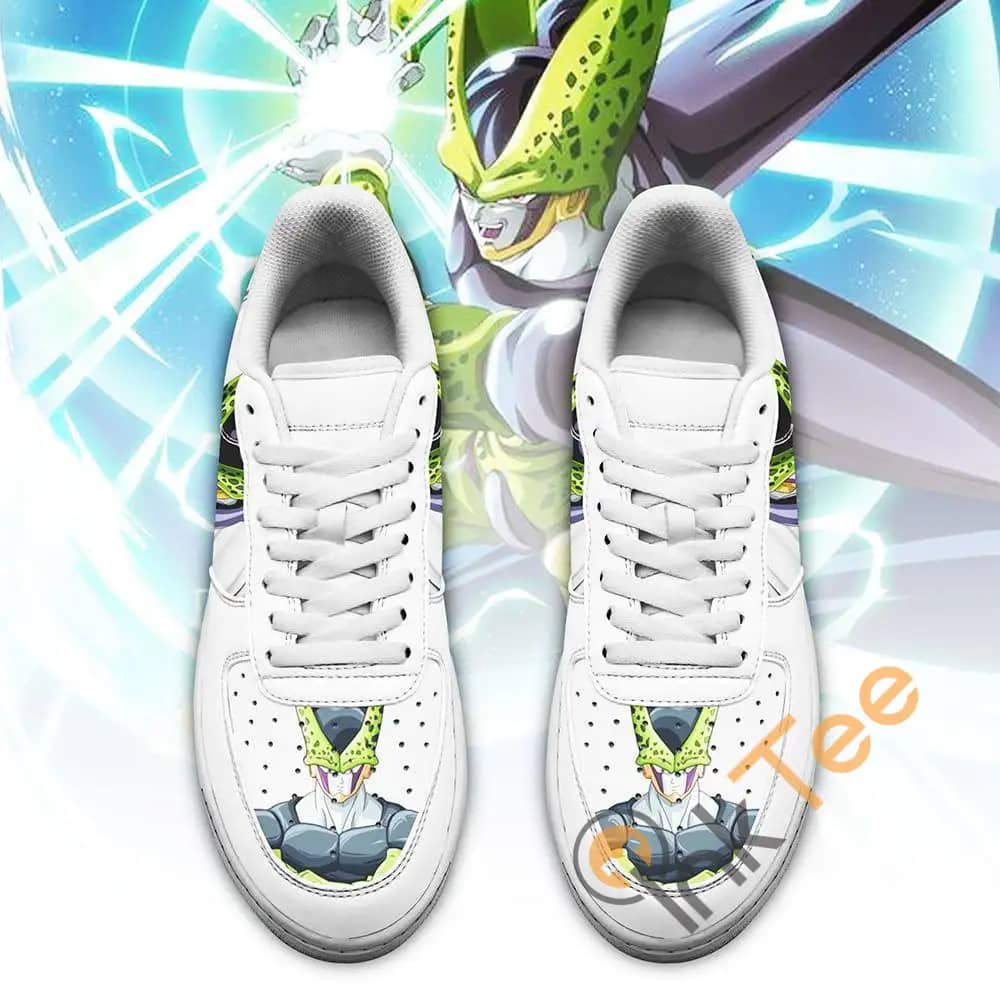 Cell Custom Dragon Ball Z Anime Amazon Nike Air Force Shoes