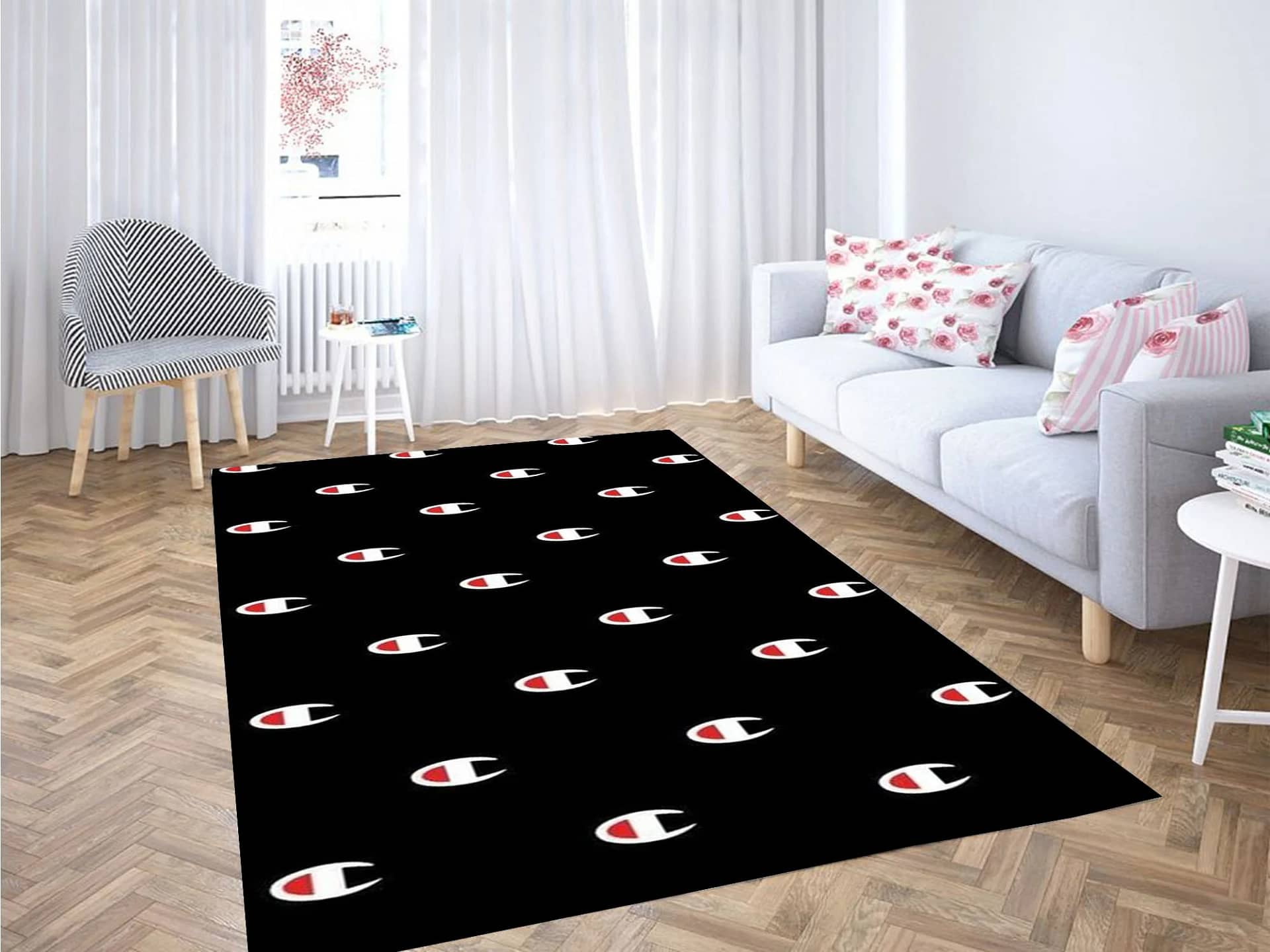 Champion Wallpaper Carpet Rug