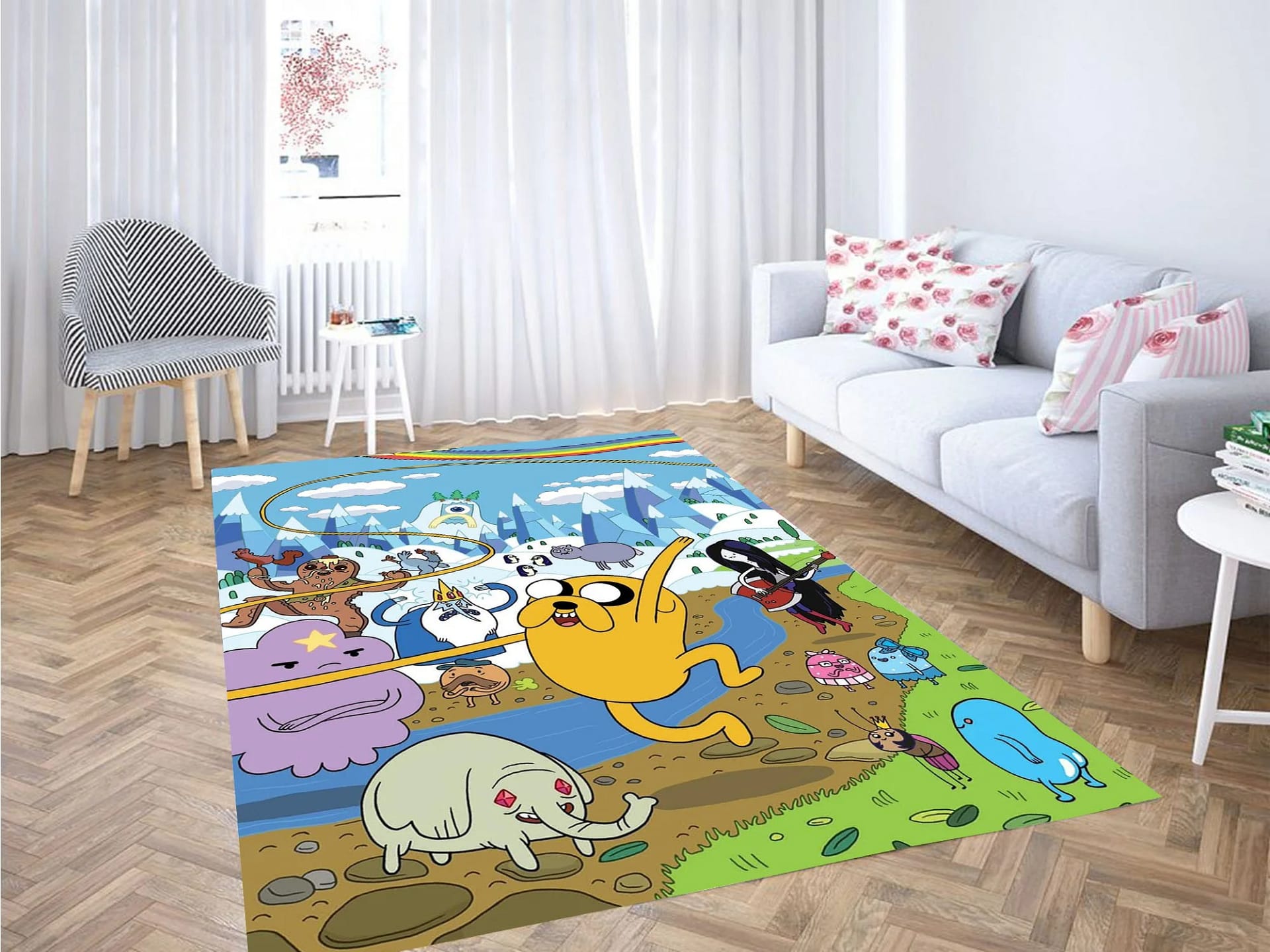 Chaos Adventure Time Jack Carpet Rug