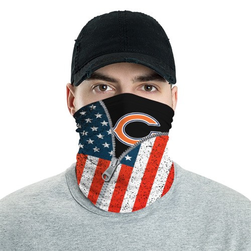 Chicago Bears 6 Bandana Scarf Sports Neck Gaiter No1541 Face Mask