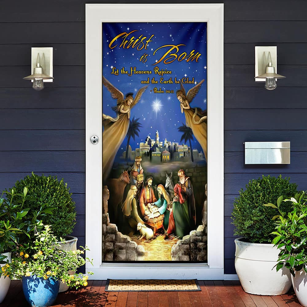 Inktee Store - Christ Is Born Door Cover Image