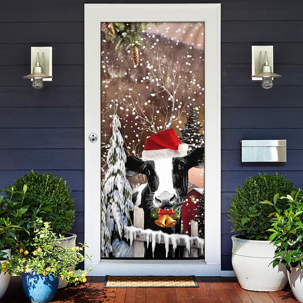 Inktee Store - Christmas Cow Door Cover Image