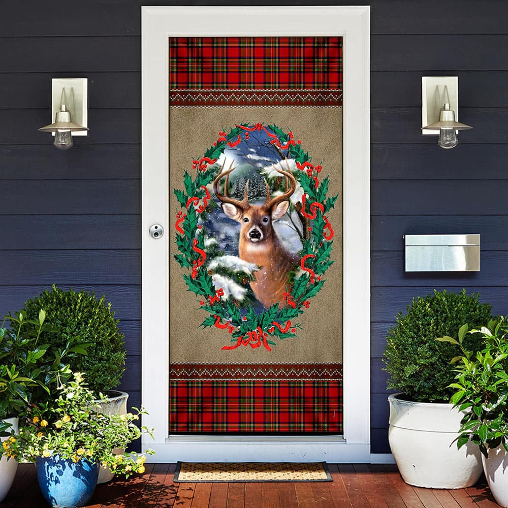 Inktee Store - Christmas Deer Door Cover Image