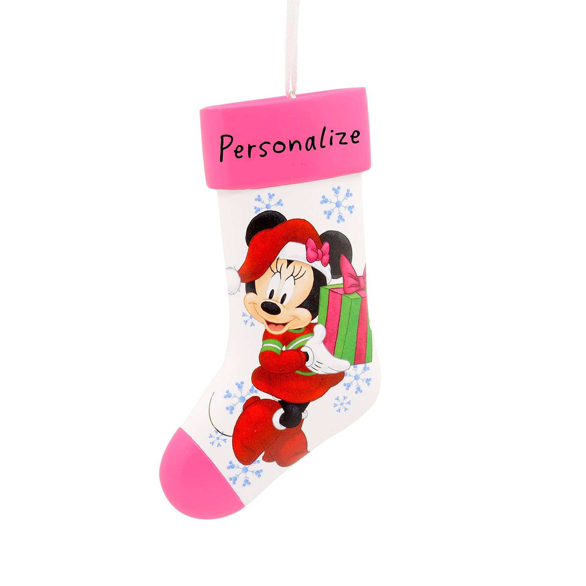 Christmas Disney Minnie Mouse Stocking Personalized Ornament Personalized Gifts