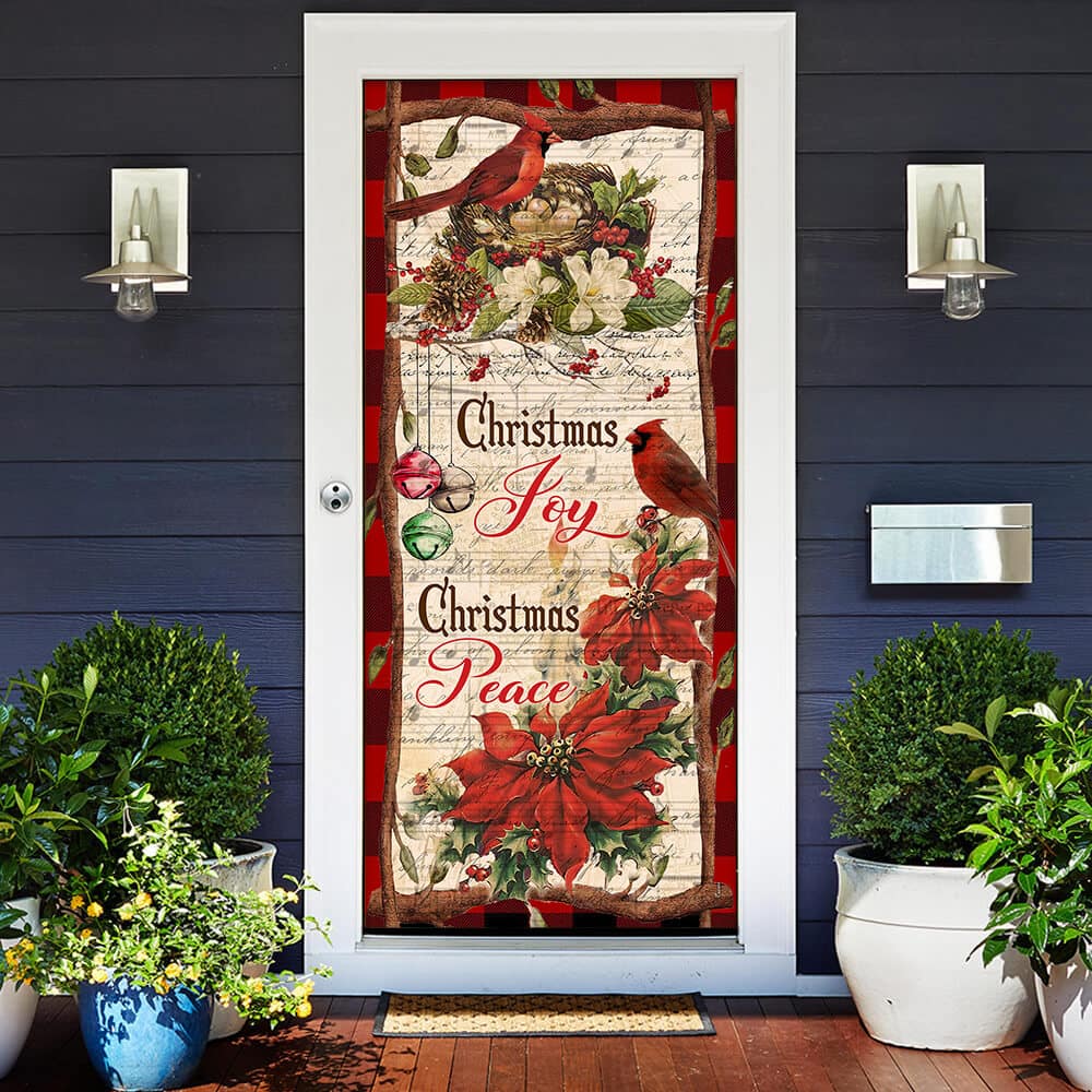 Inktee Store - Christmas Joy Christmas Peace Door Cover Image