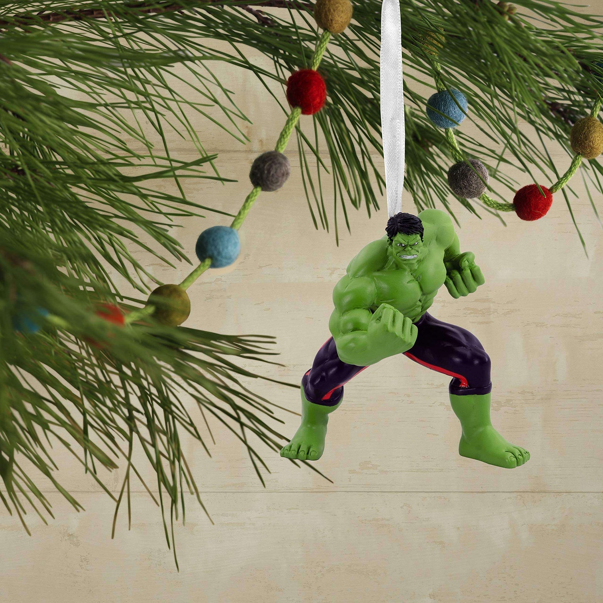 Inktee Store - Christmas Marvel Avengers Hulk Ornament Personalized Gifts Image