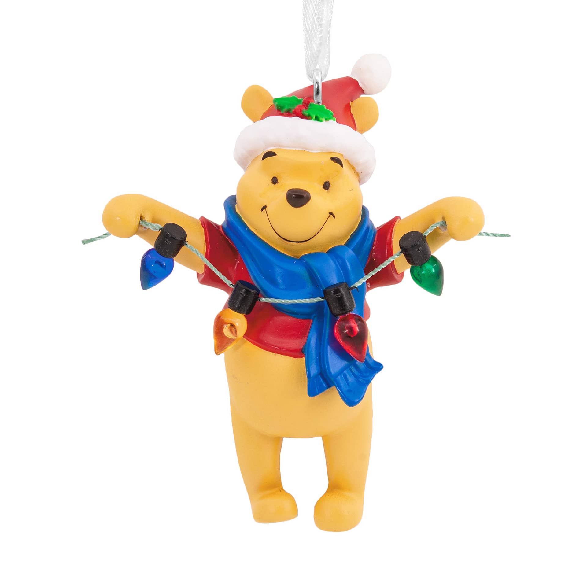 Christmas Ornament Disney Santa Winnie The Pooh Holding Light String Personalized Gifts