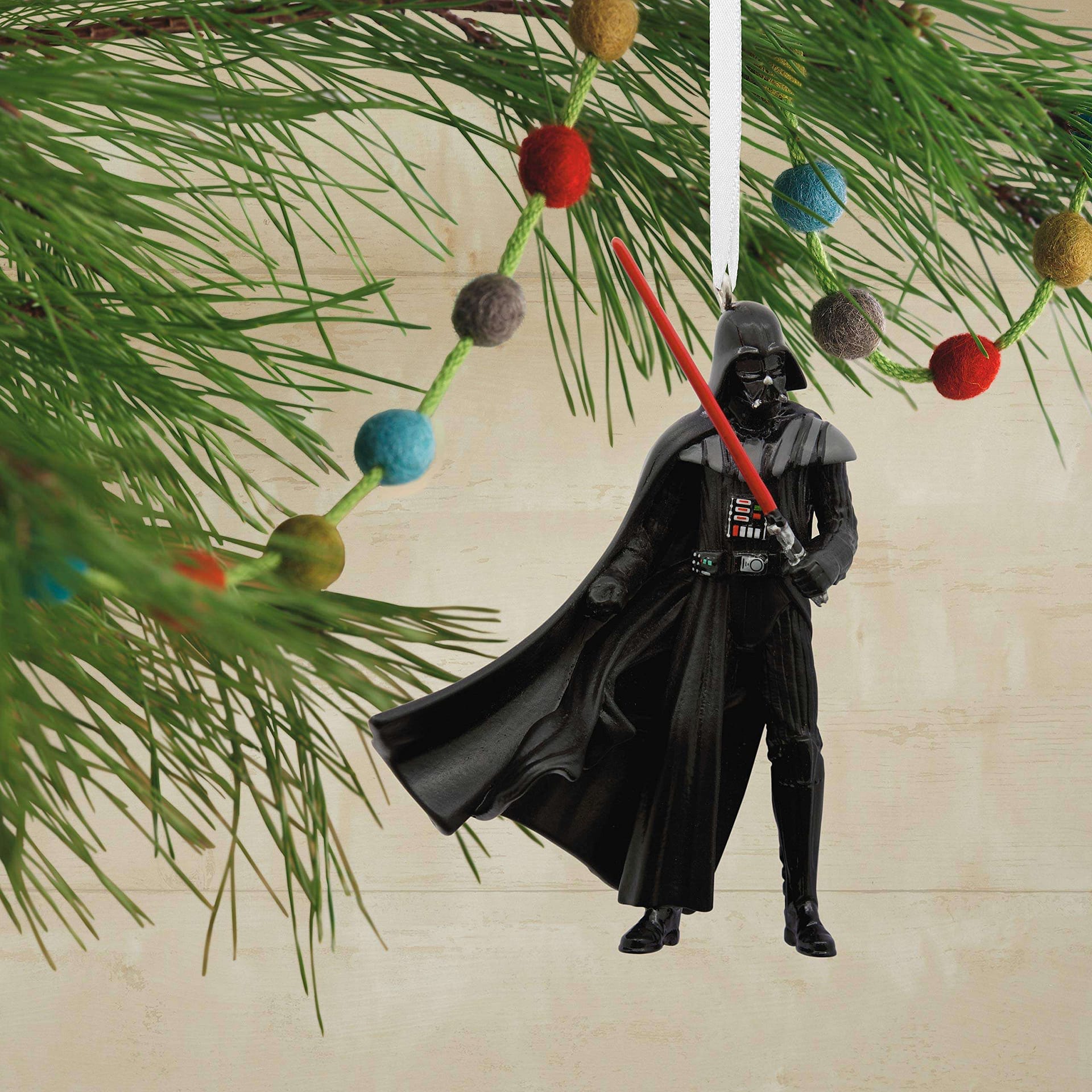 Inktee Store - Christmas Ornament Star Wars Darth Vader With Lightsaber Personalized Gifts Image