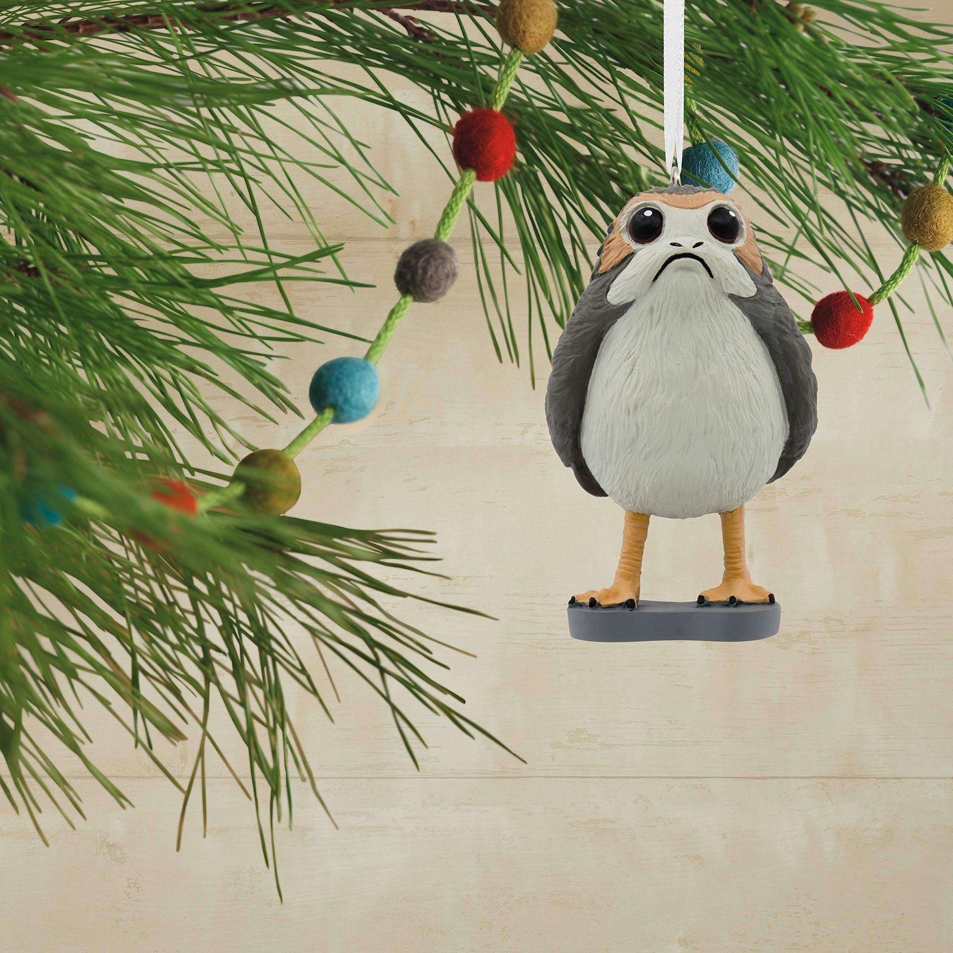 Inktee Store - Christmas Ornament Star Wars The Last Jedi Porg Personalized Gifts Image
