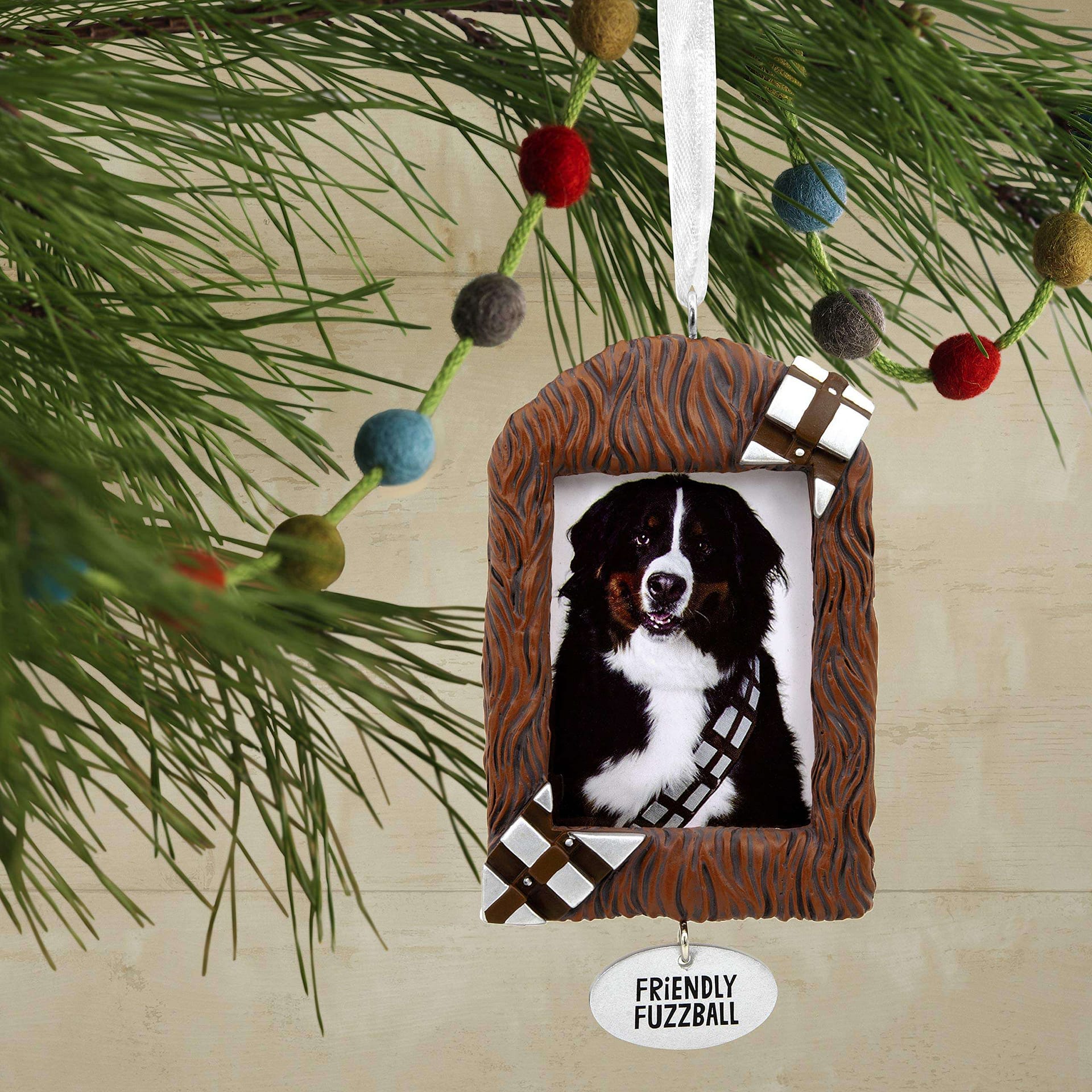 Inktee Store - Christmas Star Wars Picture Ornament Chewbacca Pet Frame Personalized Gifts Image
