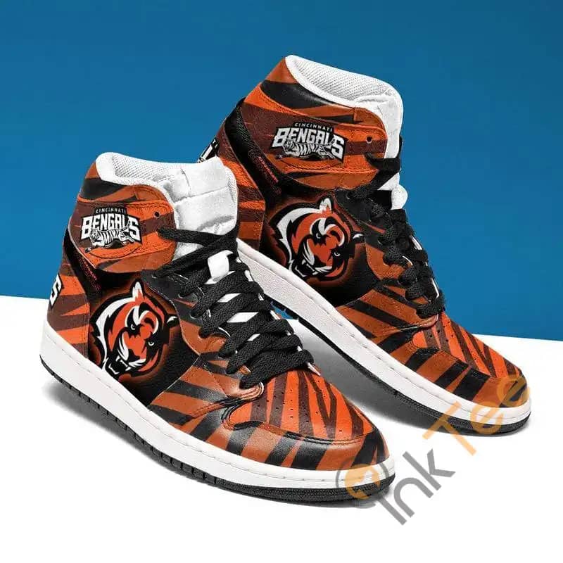 Cincinnati Bengals Nfl Cincinnati Bengals Custom Sneakers It494 Air Jordan Shoes