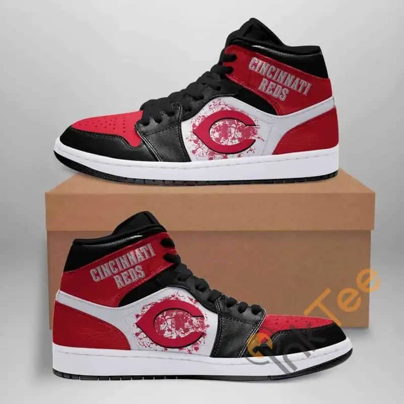 Cincinnati Reds Mlb Custom It499 Air Jordan Shoes