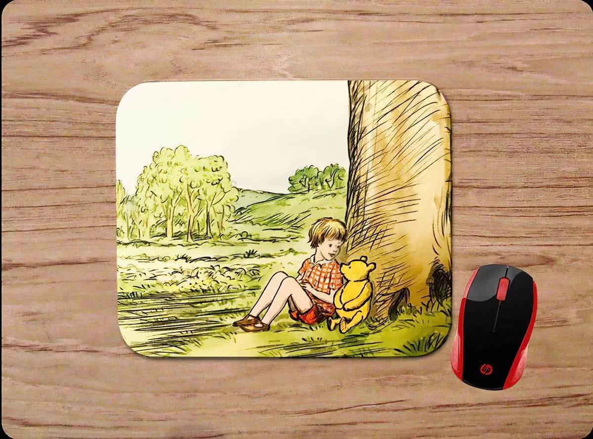 Classic Pooh &Amp; Christopher Robin Mouse Pads