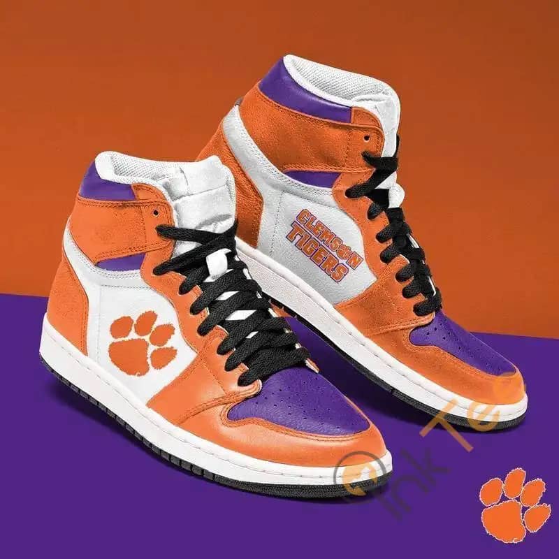 Clemson Tigers Ncaa Clemson Tigers Football Custom Sneakers It514 Air Jordan Shoes
