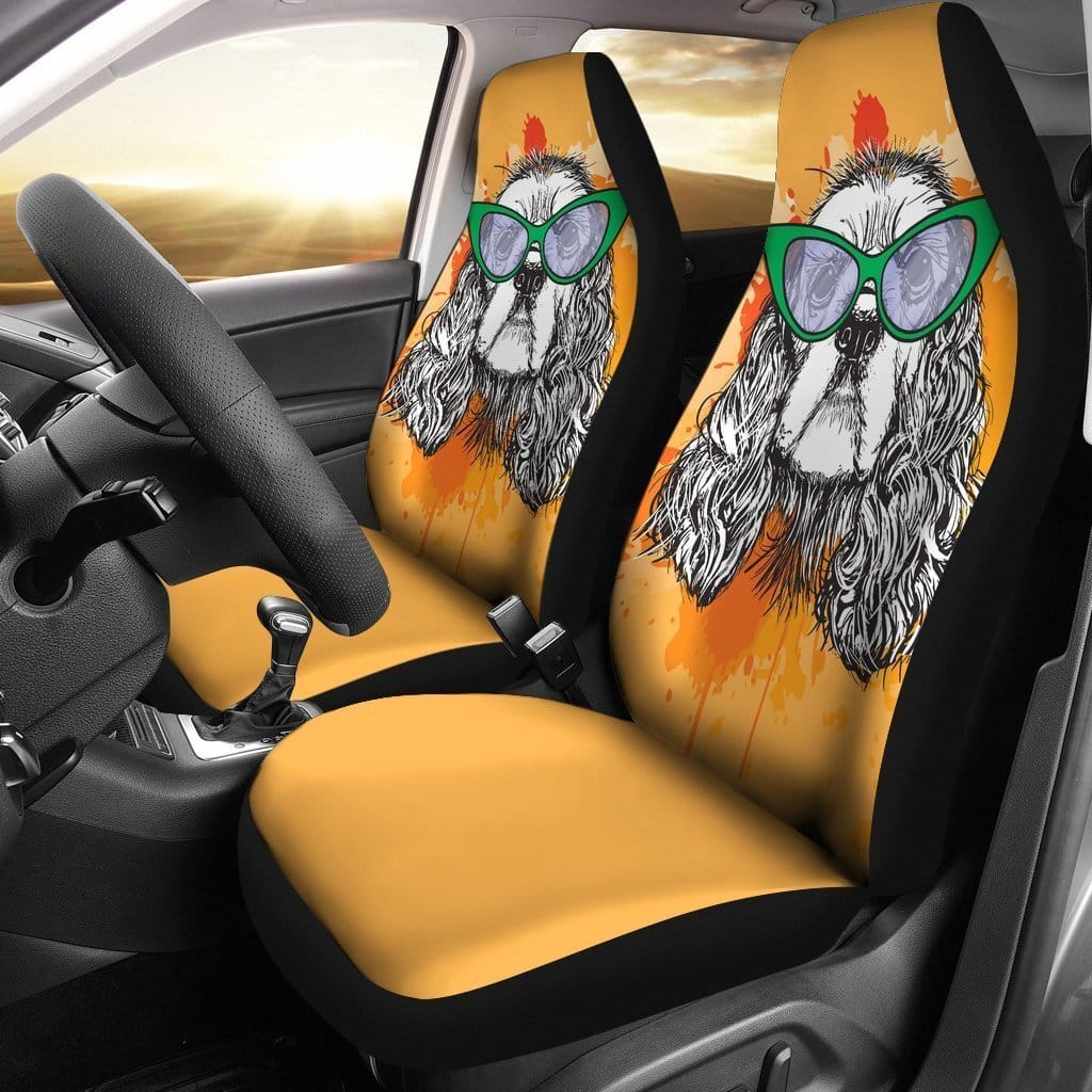 Cocker Spaniel Dogs Art Car Seat Covers