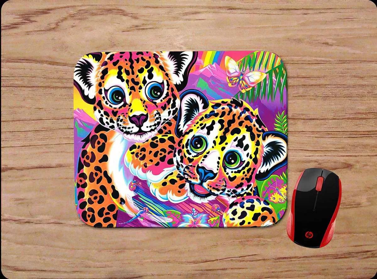 Colorful Tigers Butterfly Mouse Pads
