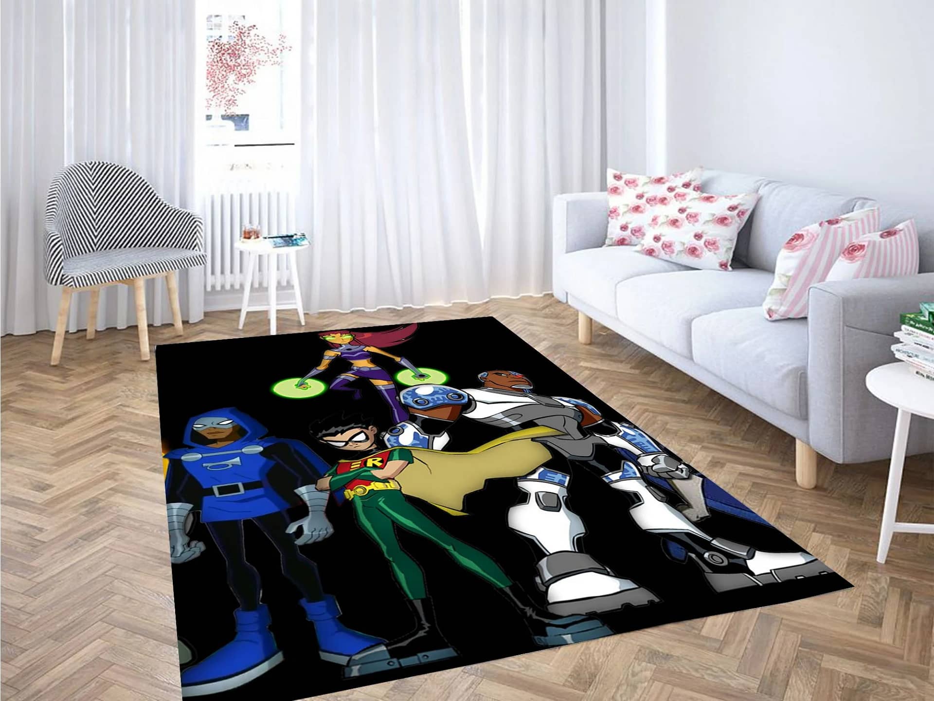 Comic Teen Titans Carpet Rug