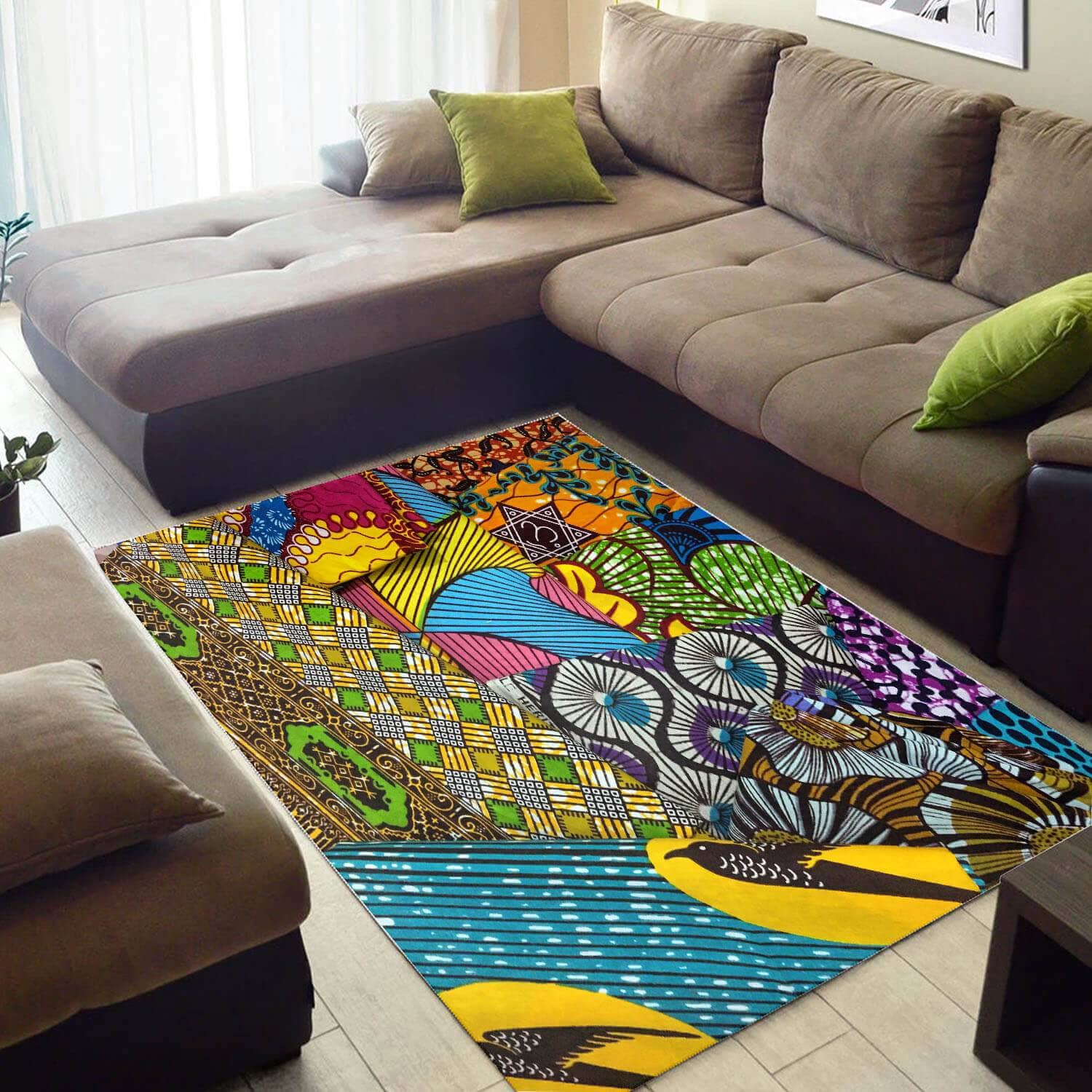 Cool African Abstract Afro American Ethnic Seamless Pattern Design Floor Carpet Room Rug