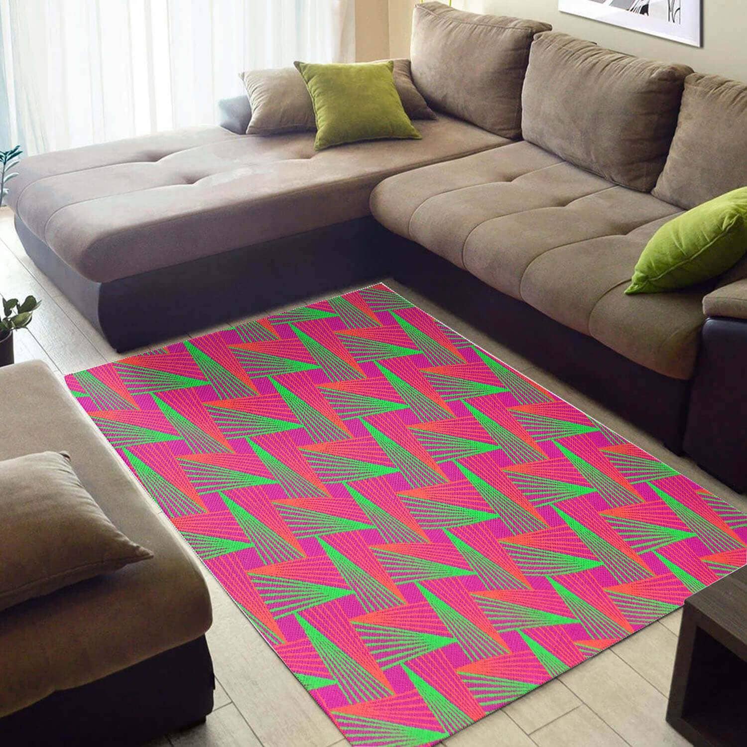 Cool African American Abstract Black History Month Seamless Pattern Style Carpet Living Room Rug