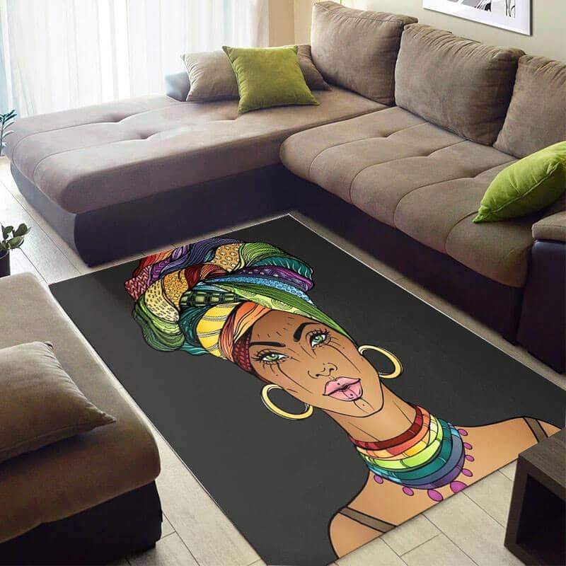 Cool African American Cute Art Queen Style Floor Room Rug