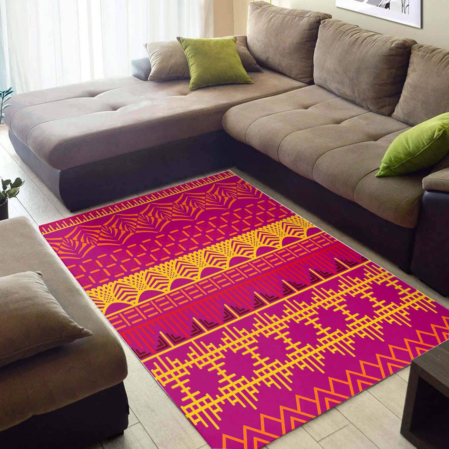 Cool African Attractive American Black Art Seamless Pattern Style Floor Themed Home Rug