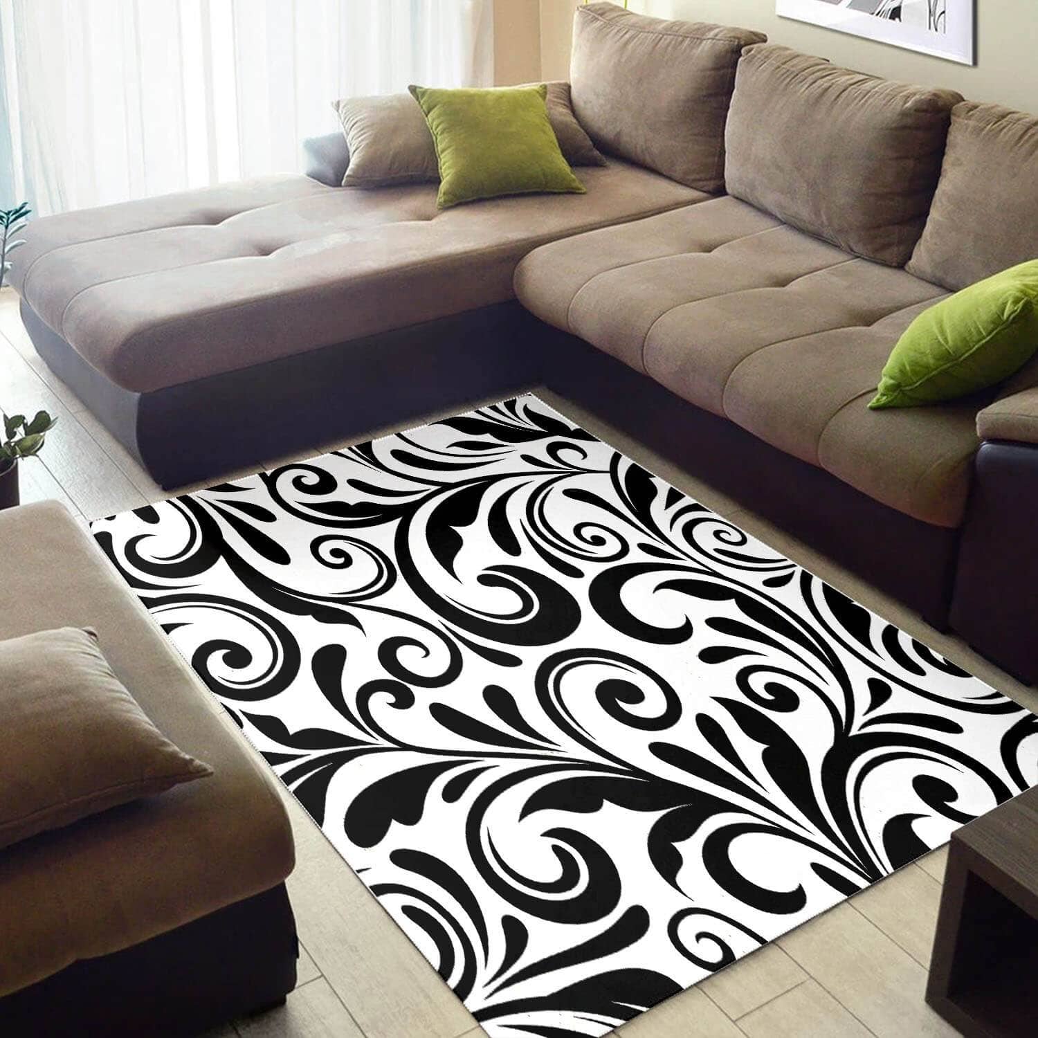 Cool African Attractive Seamless Pattern Themed Carpet Living Room Rug