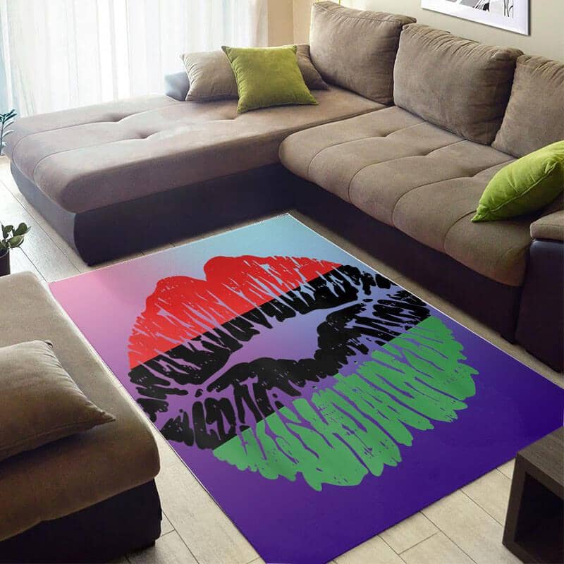 Cool African Cute Afrocentric Woman Large Carpet Inspired Home Rug
