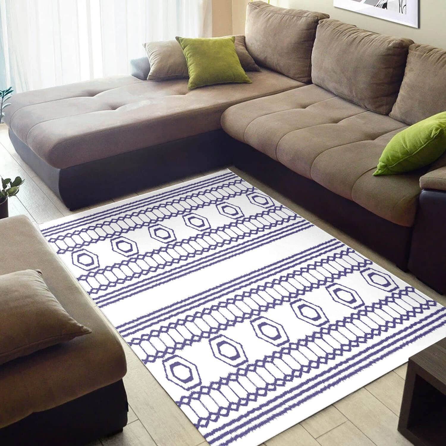 Cool African Style Colorful American Black Art Seamless Pattern Room Rug