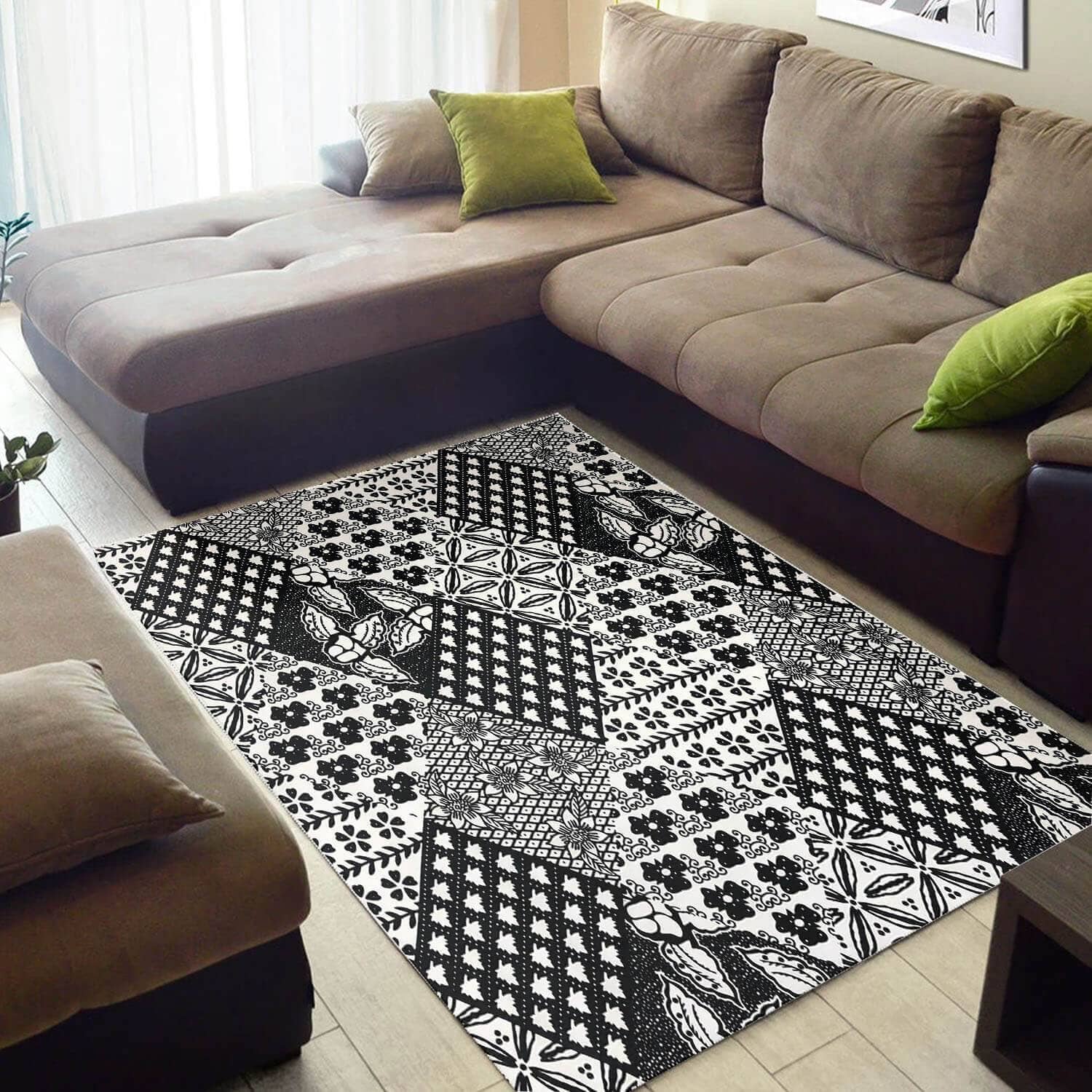 Cool African Style Vintage American Ethnic Seamless Pattern Design Floor Inspired Living Room Rug