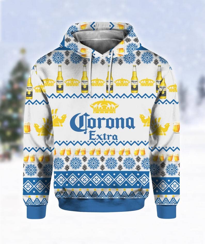 Corona Extra Beer Bottles Ugly Sweater