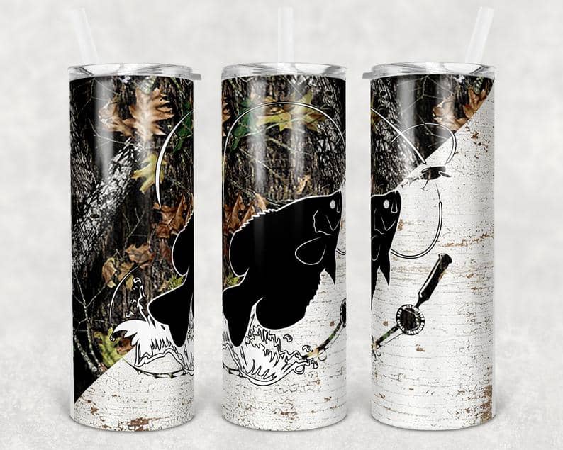 Crappie Fishing Stainless Steel Tumbler