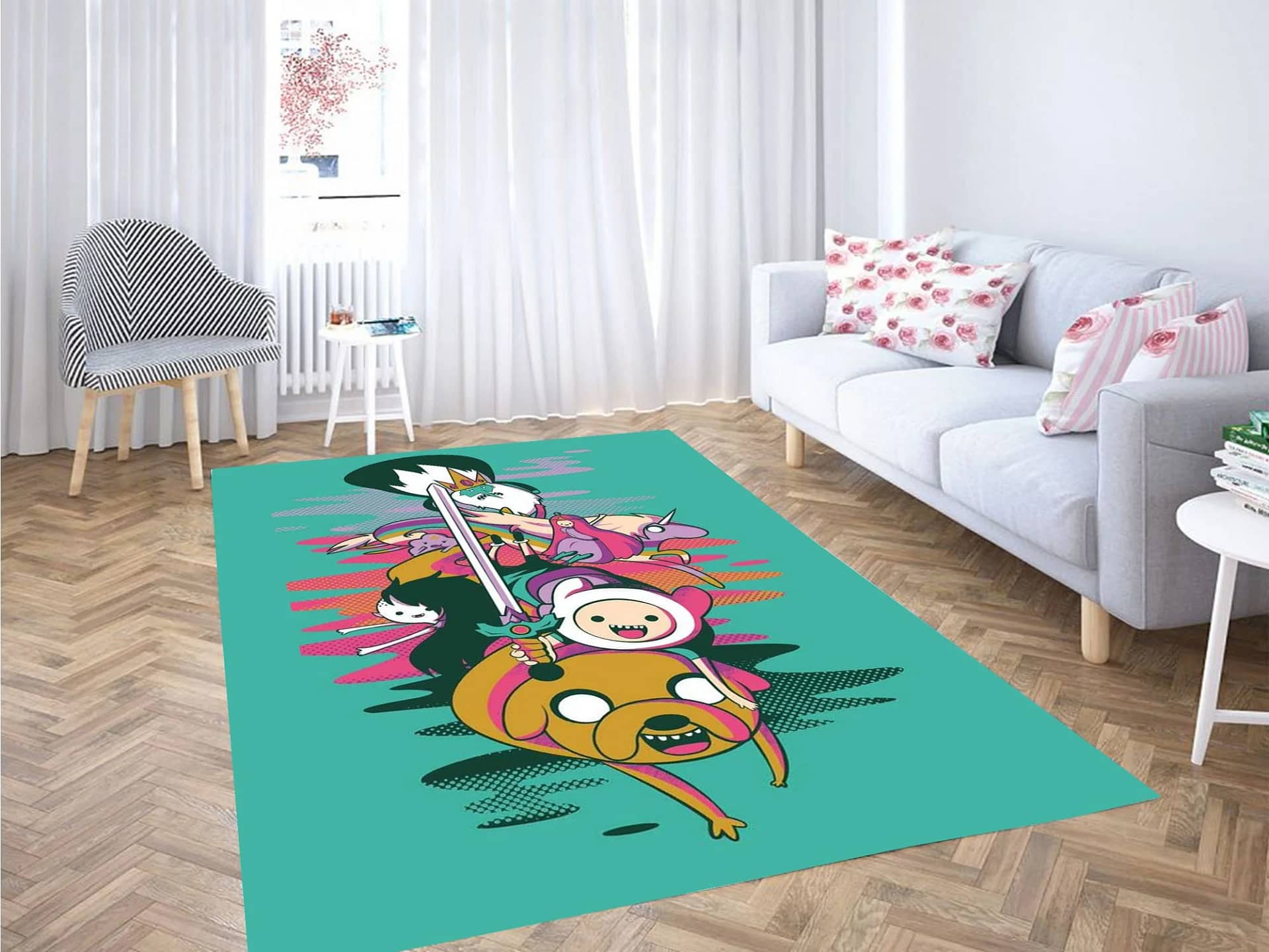 Cute Adventure Time Carpet Rug