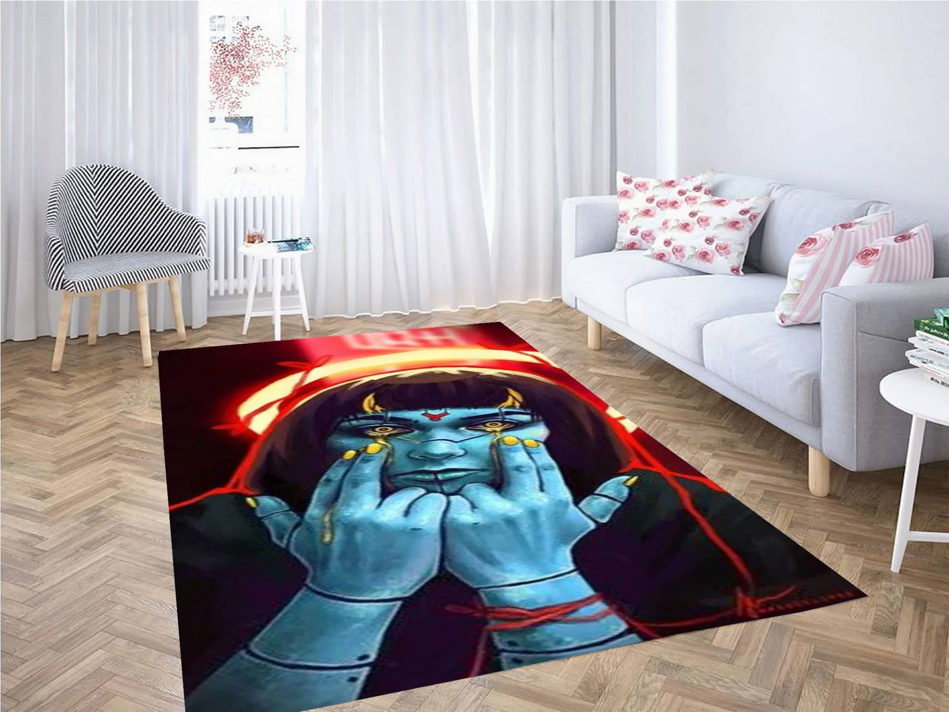 Cyberpunk Art Angel Carpet Rug