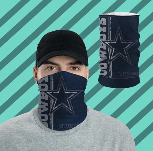 Dallas Cowboys 3 Bandana Scarf Sports Neck Gaiter No1805 Face Mask