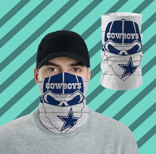 Dallas Cowboys Bandanas Shied All Over Prints Neck Gaiters No1814 Face Mask