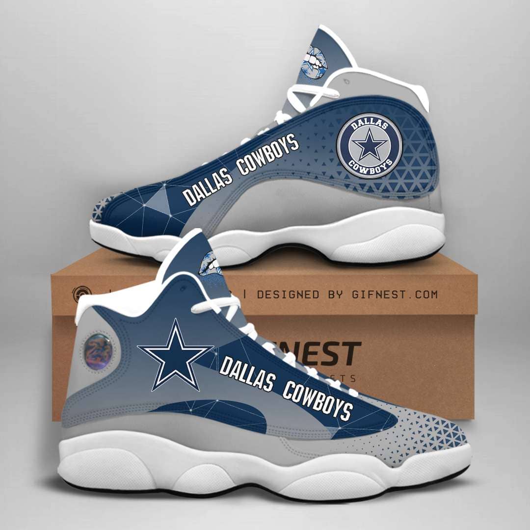 Dallas Cowboys Custom No51 Air Jordan Shoes