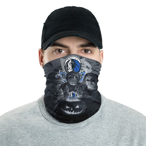 Dallas Mavericks Horror Team Halloween Neck Gaiter Bandana No1848 Face Mask