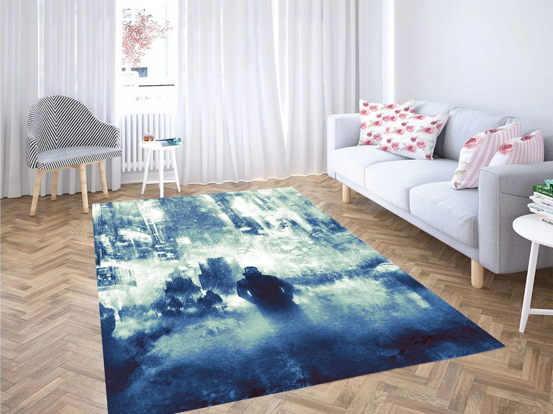Dark Rain Blade Runner 2049 Carpet Rug