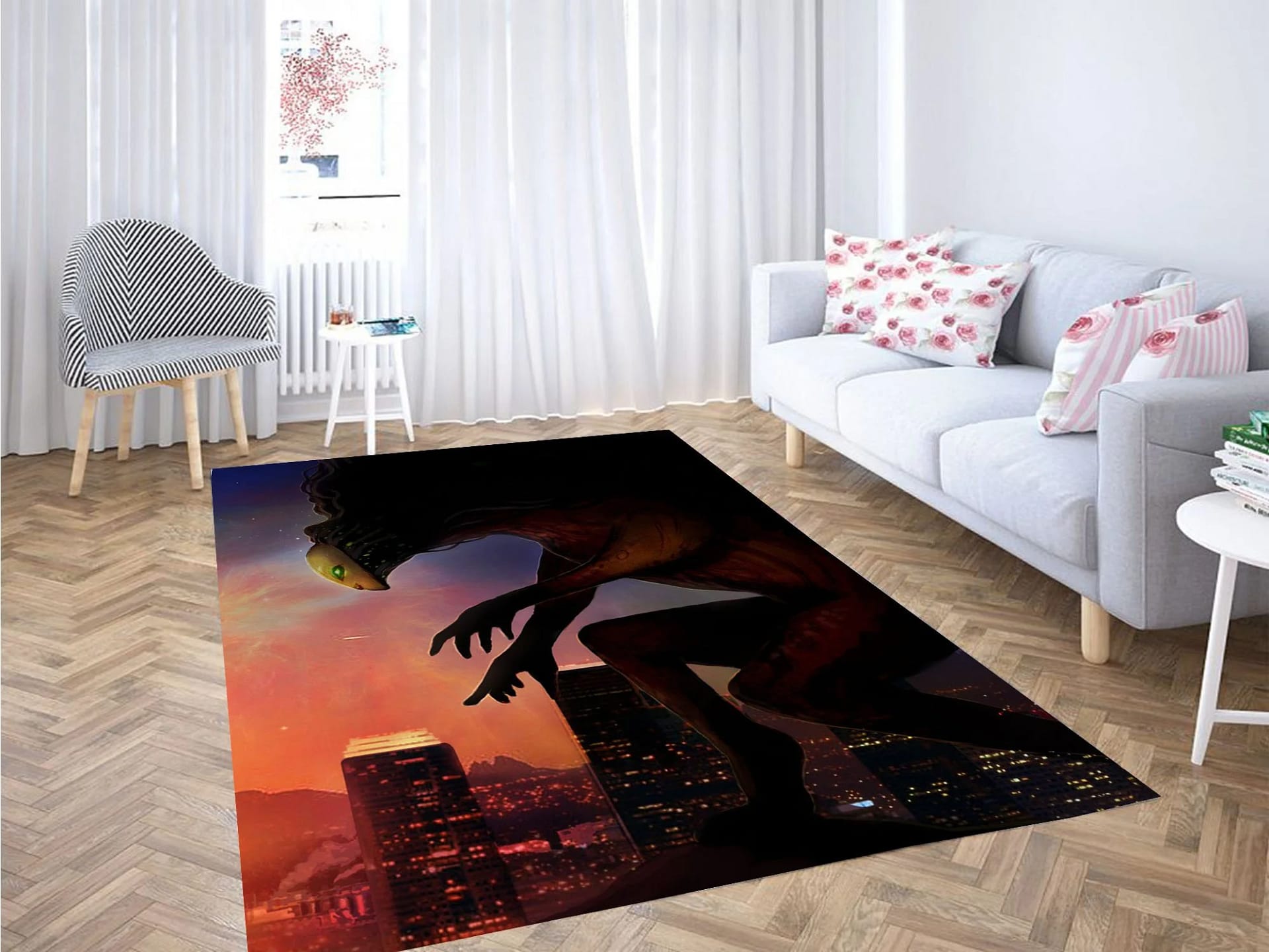 Darkness Sequence Carpet Rug