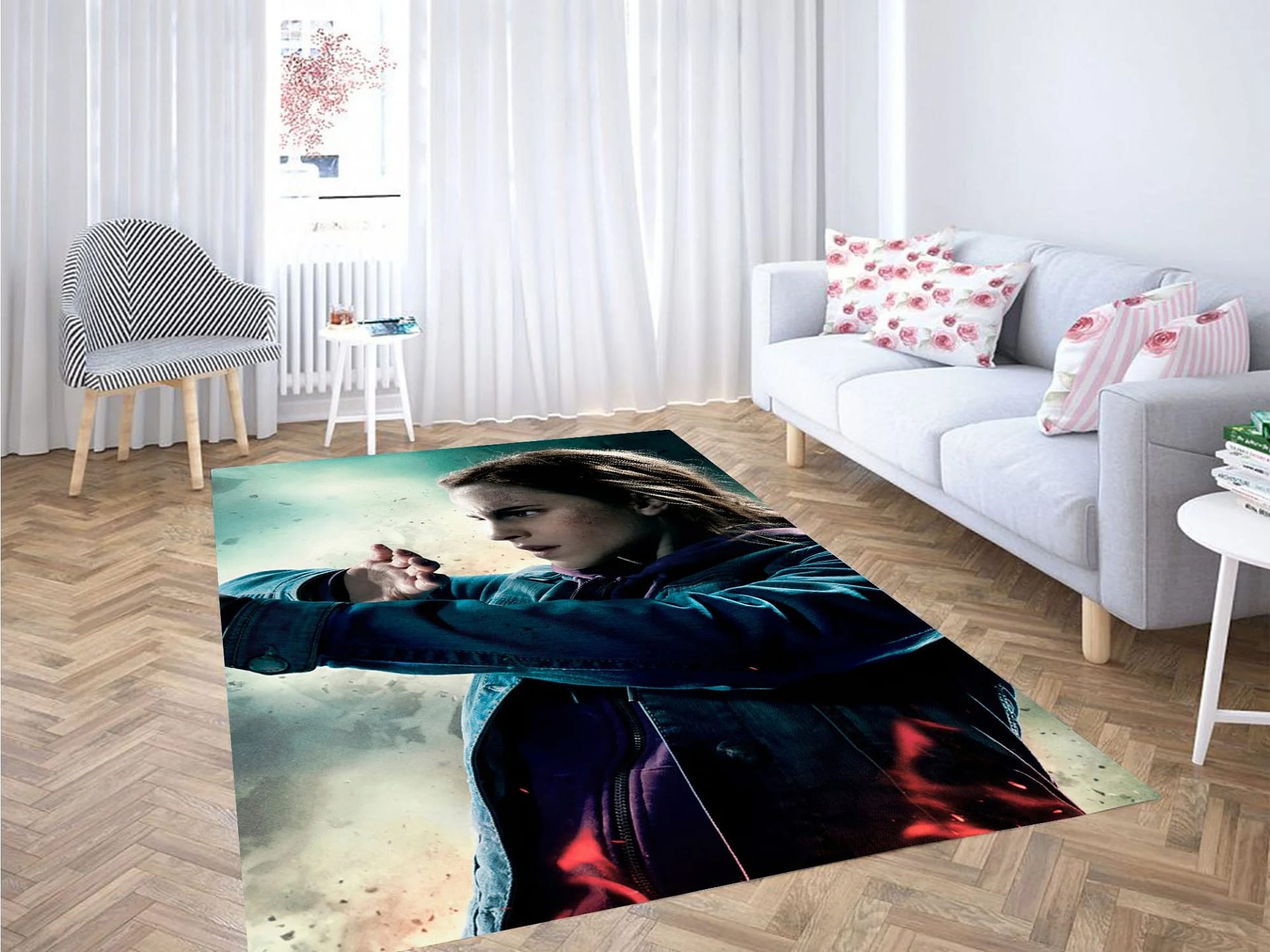 Deathly Hallow Hermione Carpet Rug