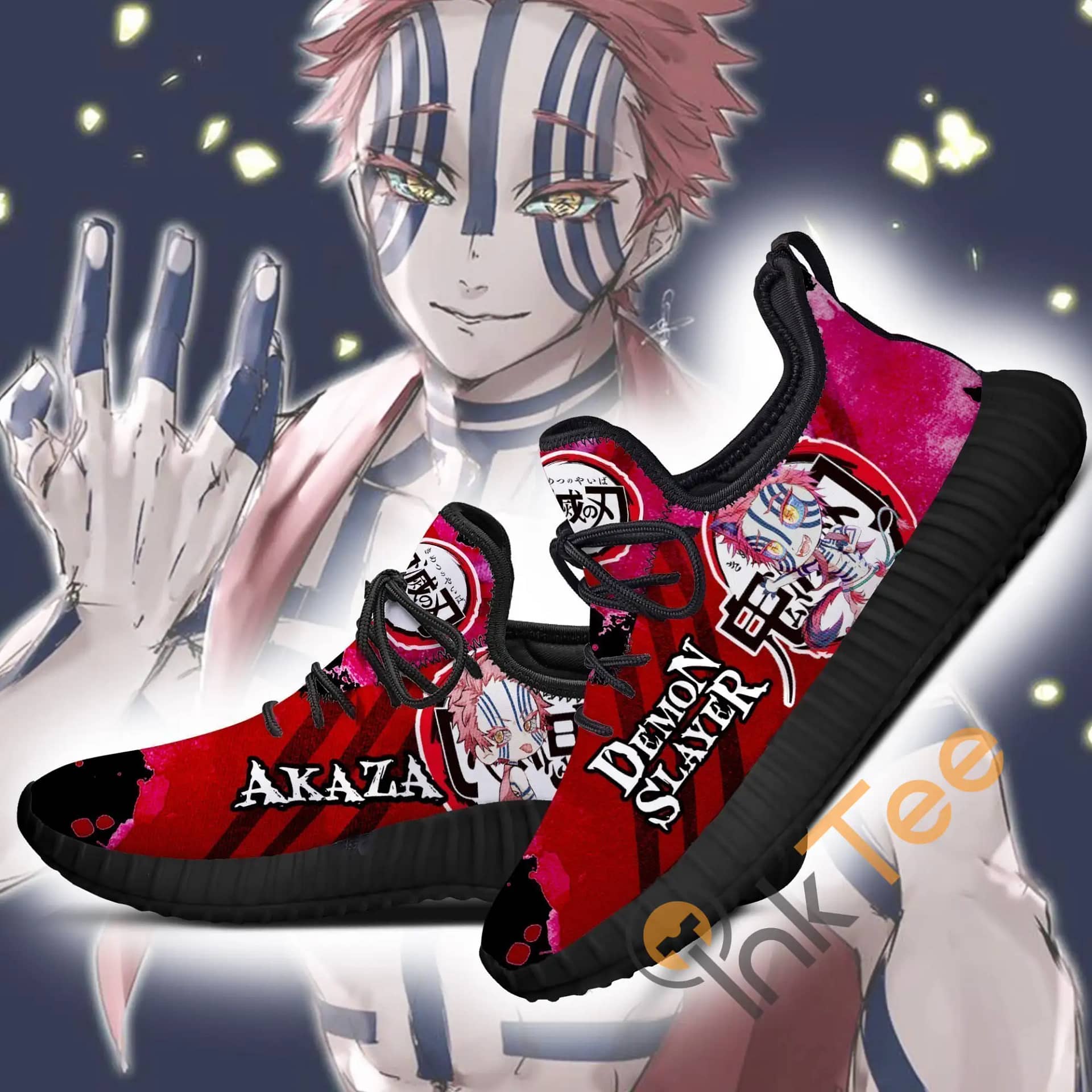 Inktee Store - Demon Akaza Demon Slayer Anime Amazon Reze Shoes Image